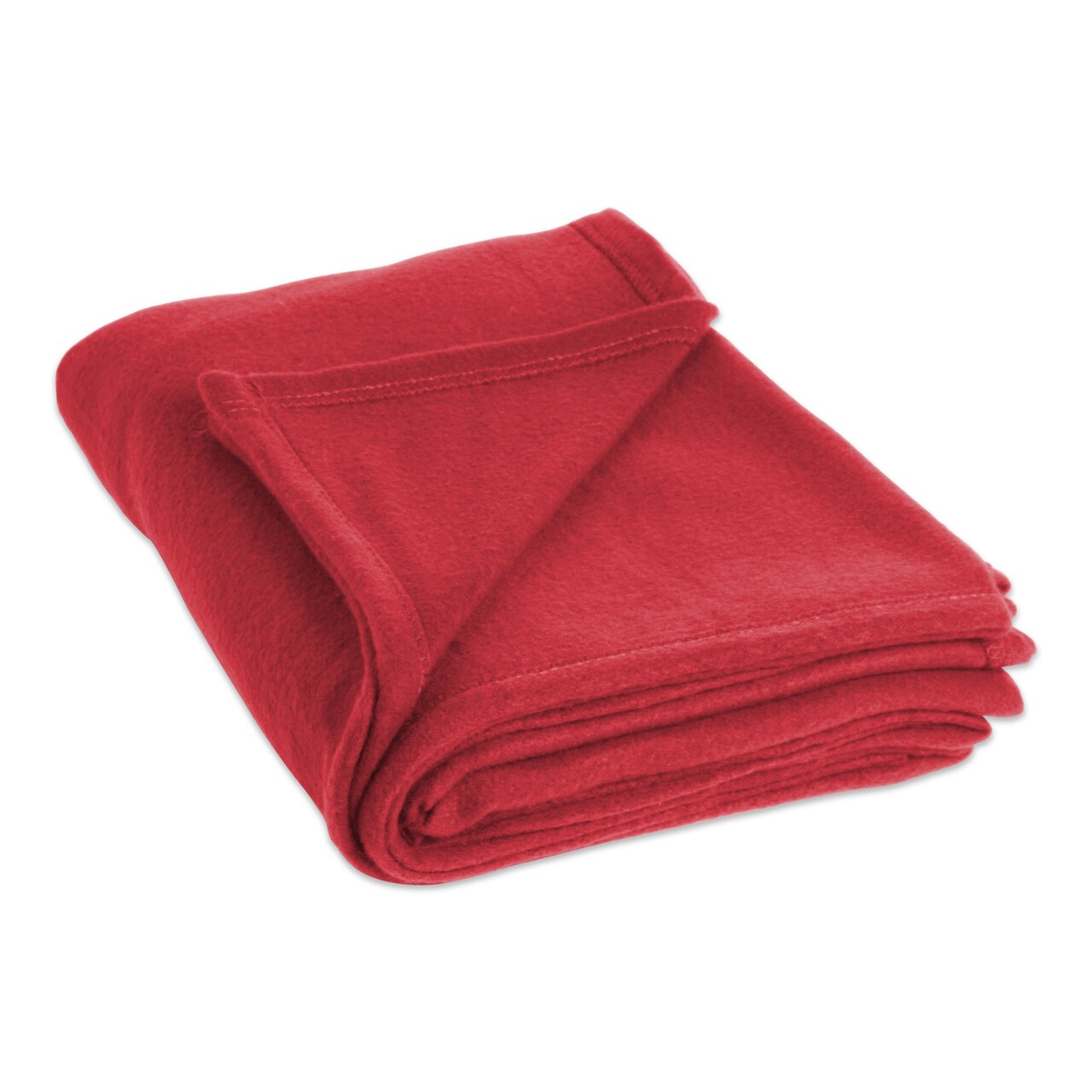 Contemporary Home Living 60" x 96" Red Extra Large Twin Blanket